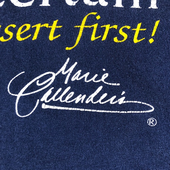 Marie Callender’s Life Is Uncertain Eat Desert Tee - Picture 4 of 7